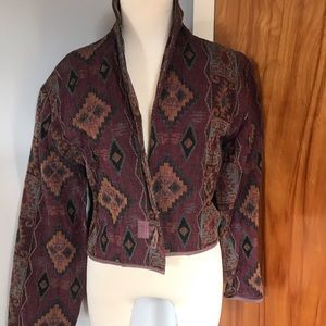 Vintage cropped southwest jacket